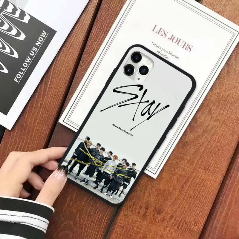 

stray kids kpop fundas Phone Case for iPhone 11 12 pro XS MAX 8 7 6 6S Plus X 5S SE 2020 XR