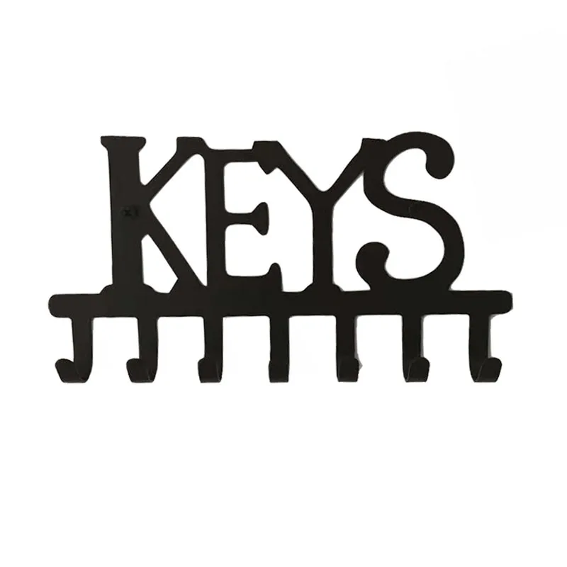 

Key Holder for Wall Mount KEYS (7-Hook Rack) Decor,Metal Hanger for Front Door,Kitchen,Store House,Vehicle Keys