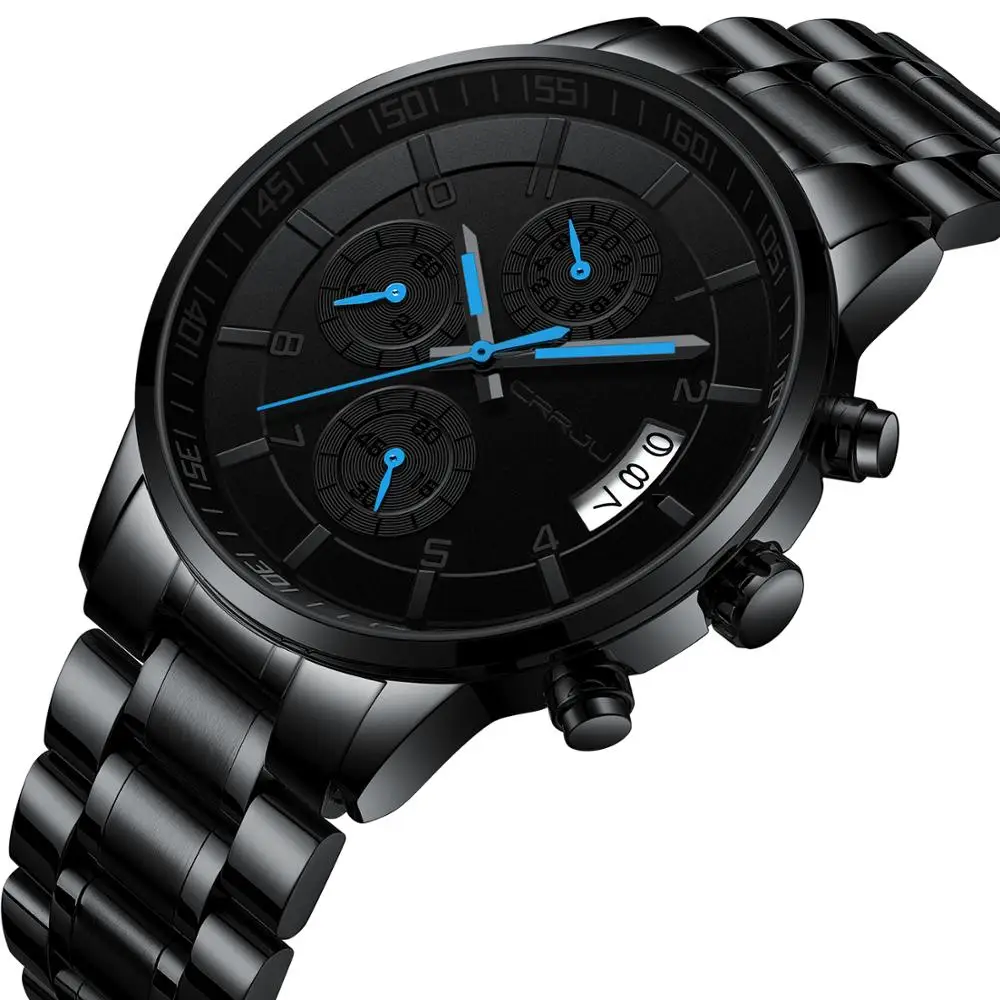 Мужские часы с шестиконтактным многофункциональным хронографом