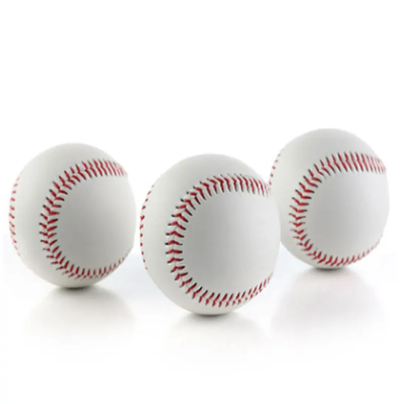 

High quality Handmade Baseballs PVC Upper Rubber Inner Soft Baseball Balls Softball Ball Training Exercise Baseball Balls