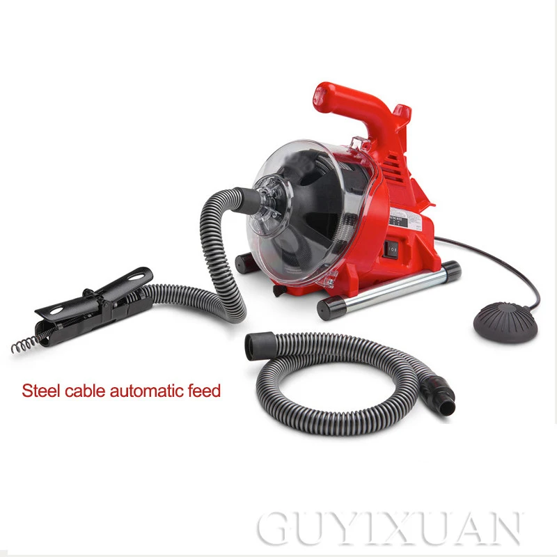 

Автоматическая электрическая дноуглубительная машина для канализационных труб, унитаз, кухня, 19-28 мм, машина для очистки труб, дноуглубител...