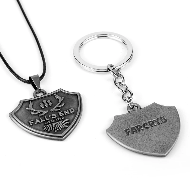 Ожерелье с культовым логотипом Far Cry 5 для мужчин и женщин аксессуар в стиле панк