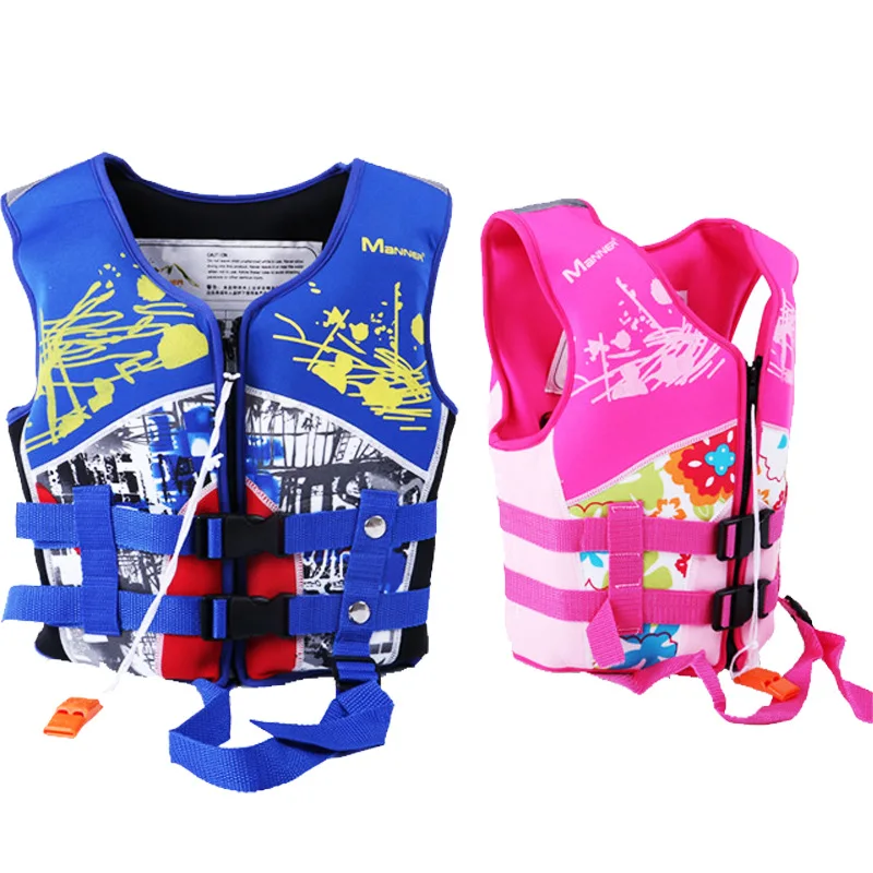 

Kids Life Vest Water Sports Foam Life Jacket for children Drifting Learning swimming surfing Float jacket with Survival Whistle