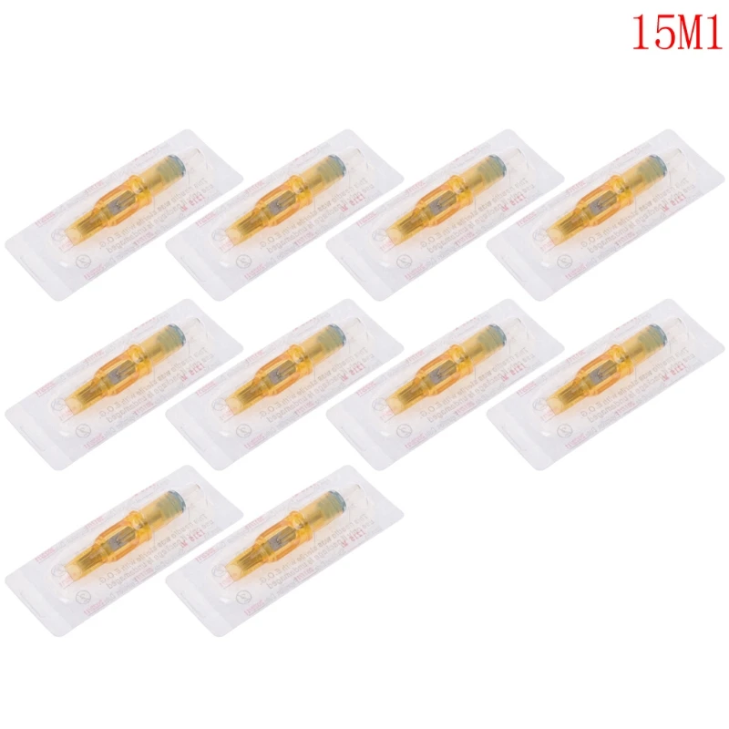 10 шт. стерильные одноразовые для татуировок картриджи игольчатые инструменты