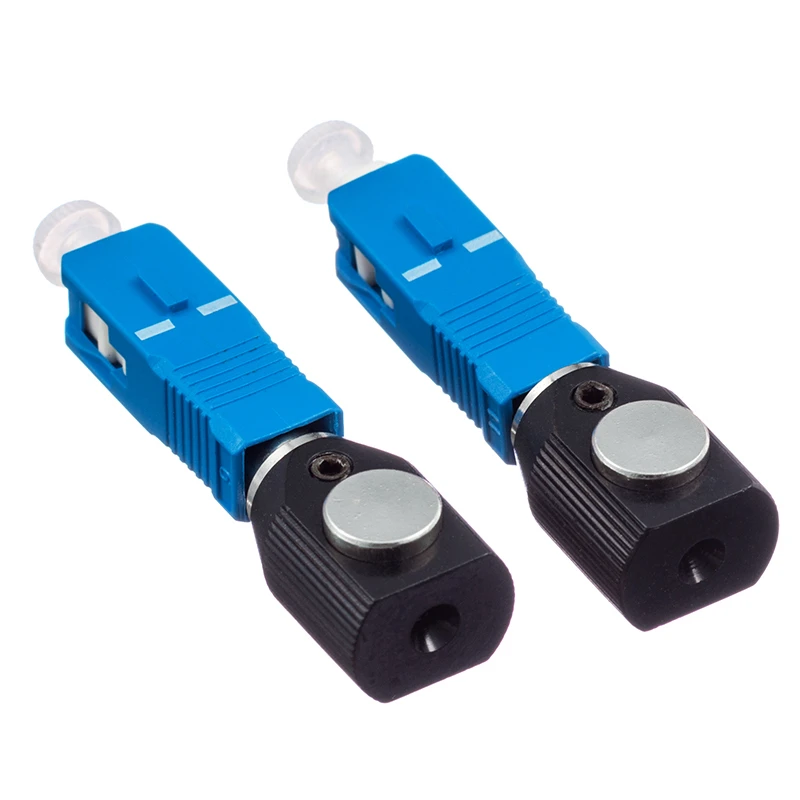 Круглый неизолированный волоконный переходник SC фланцевый соединитель