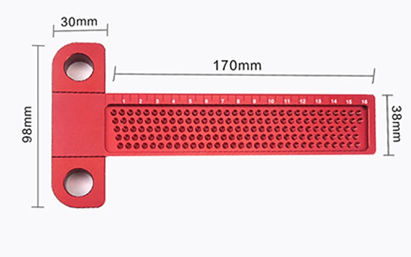 T-линейка деревообрабатывающая линейка измерительная для позиционирования
