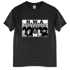 Мужская Роскошная хлопковая футболка, Мужская футболка N.W.A NWA, самые опасные в мире топы свободного покроя для мужчин