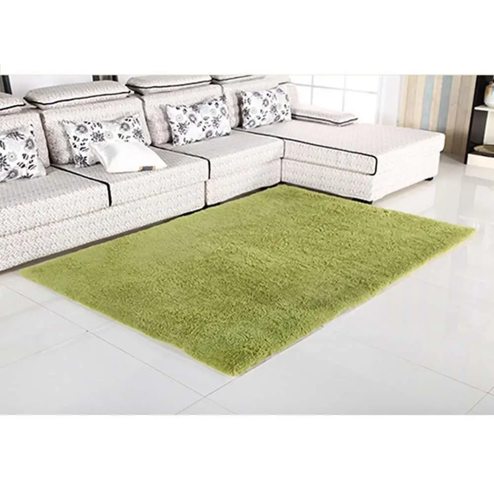 Противоскользящий мягкий ковер для гостиной/спальни 80 см * 120 современный белый