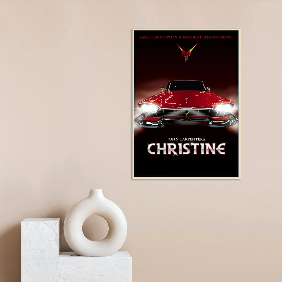 Christine 1983 Classic Horror Movie Canvas Poster Home Wall Painting Decoration (No Frame)