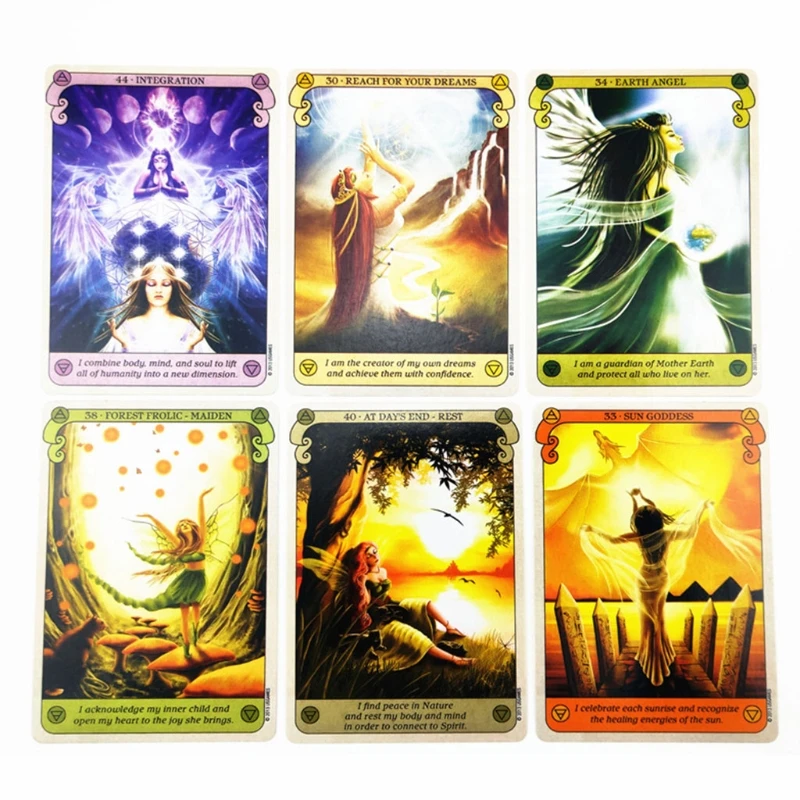 

Conscious Spirits Oracle Deck 45 Cards Deck Tarot Family Party Board Game Astrology Divination Fate Cards