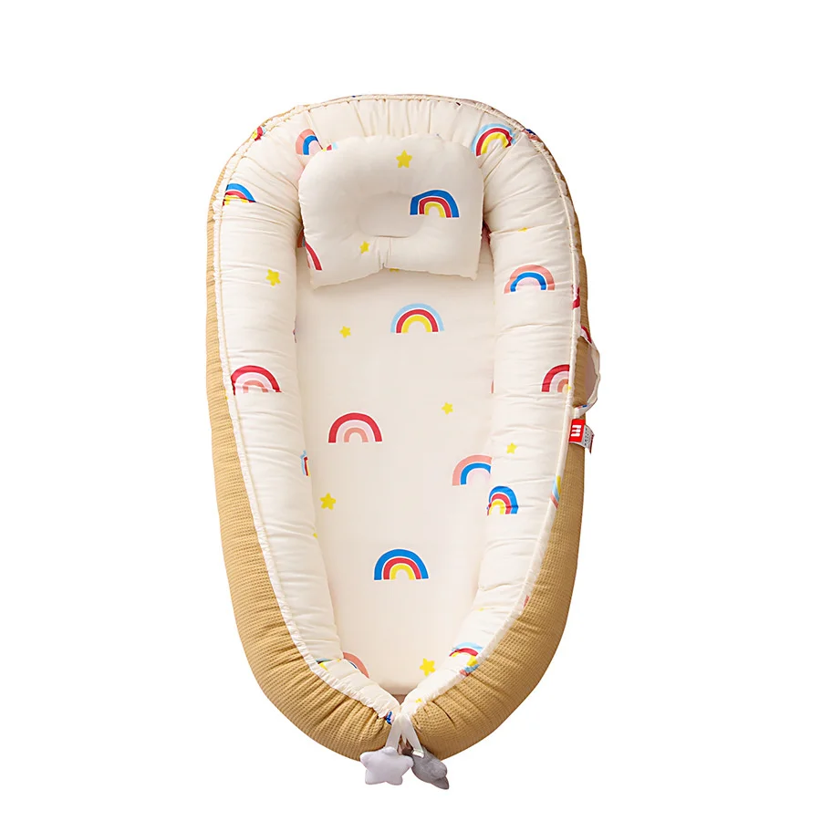 

50 x 80 cm Mesh Baby Nest Bassinet Baby Cribs Cot Toddler Bed Baby Bed Portable Bassinet Travel Bed