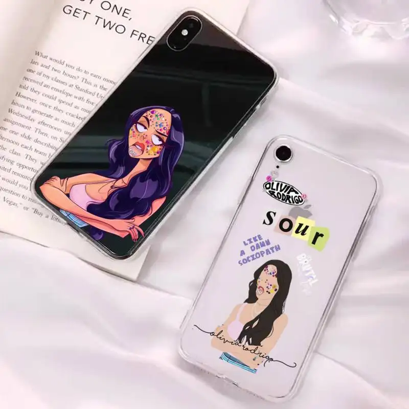 

Olivia Rodrigo - SOUR Full Album Phone Case for iphone 13 11 12 pro XS MAX 8 7 6 6S Plus X 5S SE 2020 XR case