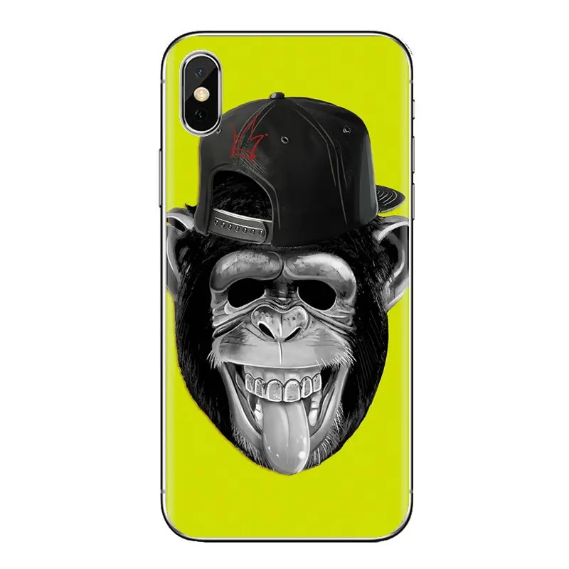 black Monkey Gorilla Soft Transparent Shell Case For Huawei G7 G8 P7 P8 P9 P10 P20 P30 Lite Mini Pro P Smart Plus 2017 2018 2019 |