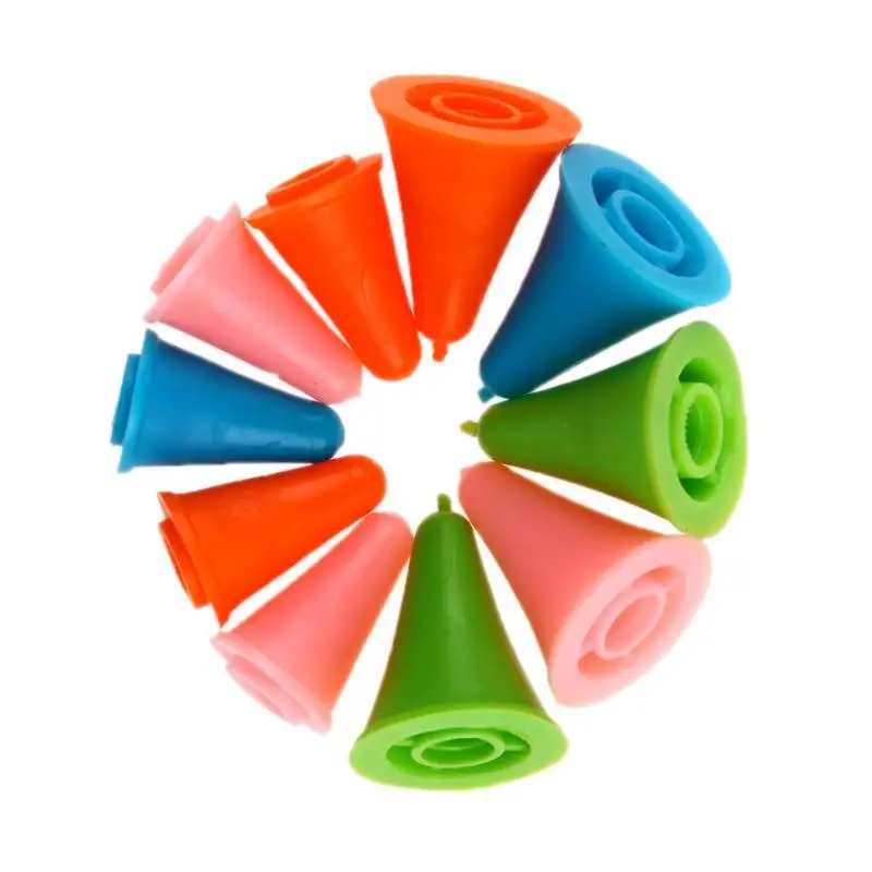 Новый 10 шт резиновый конус форма вязаный колпачок для игл наконечники точечные