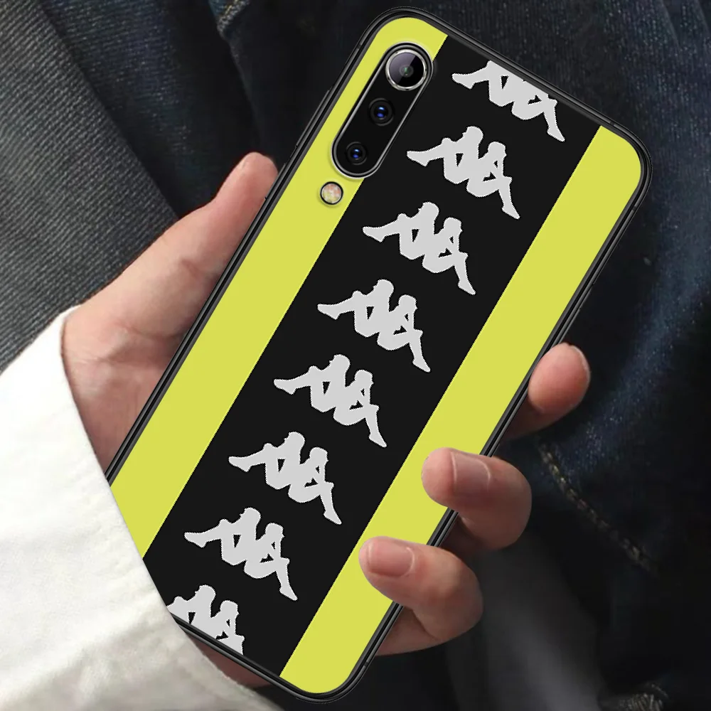 

Italian Sports Brand Kappa Phone Case For XIAOMI MI Note 8 9 T 10 Pro Lite SE A2 A3 POCO X M MAX 2 3 black Cover Trend Funda