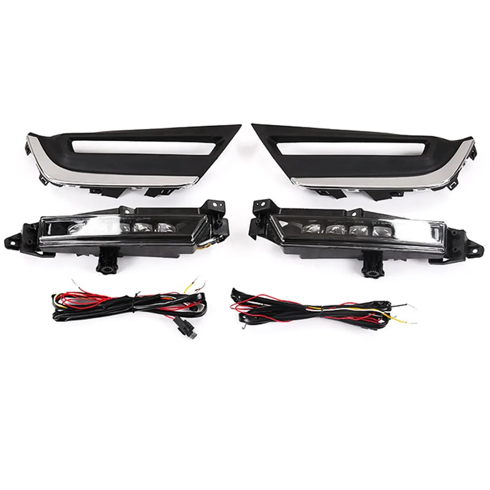 Трехцветные светодиодсветодиодный дневные ходовые огни переключения белого