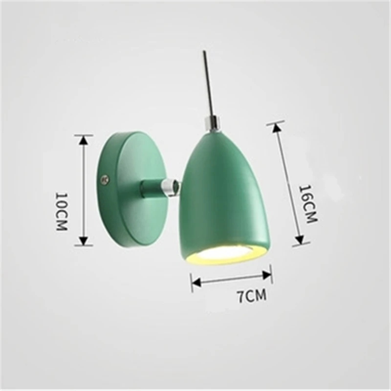 Современный простой настенный светильник в скандинавском стиле для гостиной