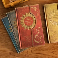 magic notebook pharaoh book sun planner retro nostalgia diary cartoon office stationery