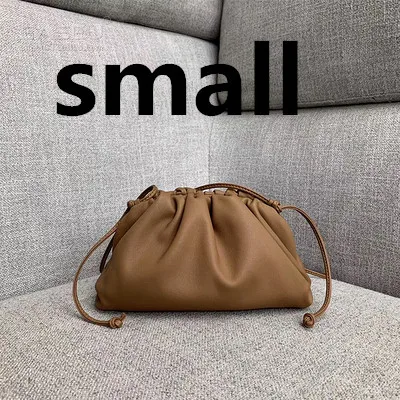 Camel small Дневной клатч, вечерние сумочки, женская большая сумка с рюшами, кожаная сумочка, летняя сумка, белая, черная, зеленая - Цвет: Camel small