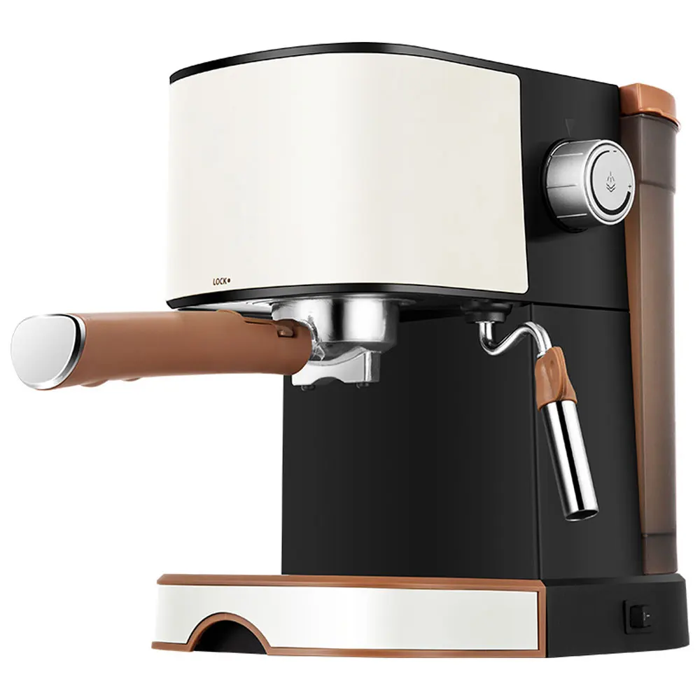 

Кофе-машина для домашнего использования Автоматическая Паровая кофеварка для эспрессо, нержавеющая сталь, кофеварка для вспенивания молок...