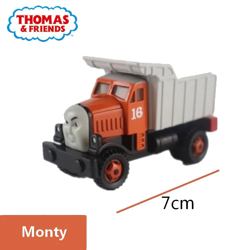 Monty Genunie Томас и его друзья Trackmaster 1:43 картонная коробка сплав магнитный поезд ударопрочный высокое качество автомобиль детские игрушки подарок - Цвет: Monty