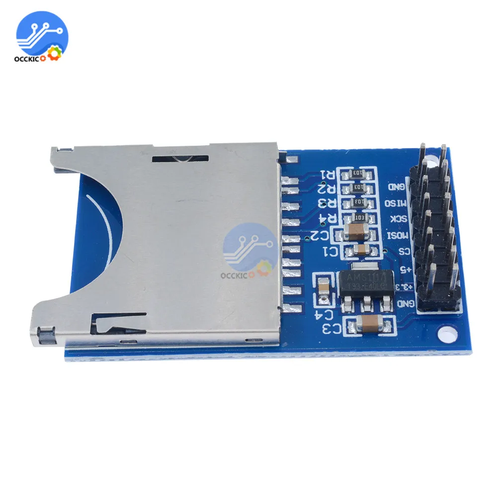 Модуль чтения и записи для Arduino модуль SD карты слот разъем считыватель ARM MCU|module for