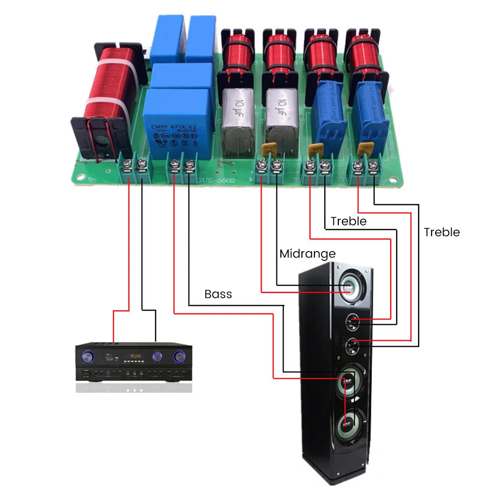 Динамик AIYIMA 300 Вт сдвоенный высокий + Средний низкочастотный динамик аудио