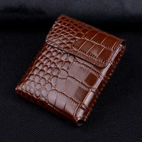 new waist genuine leather case for samsung galaxy z flip mobile phone caseanti fall foldable screen cover