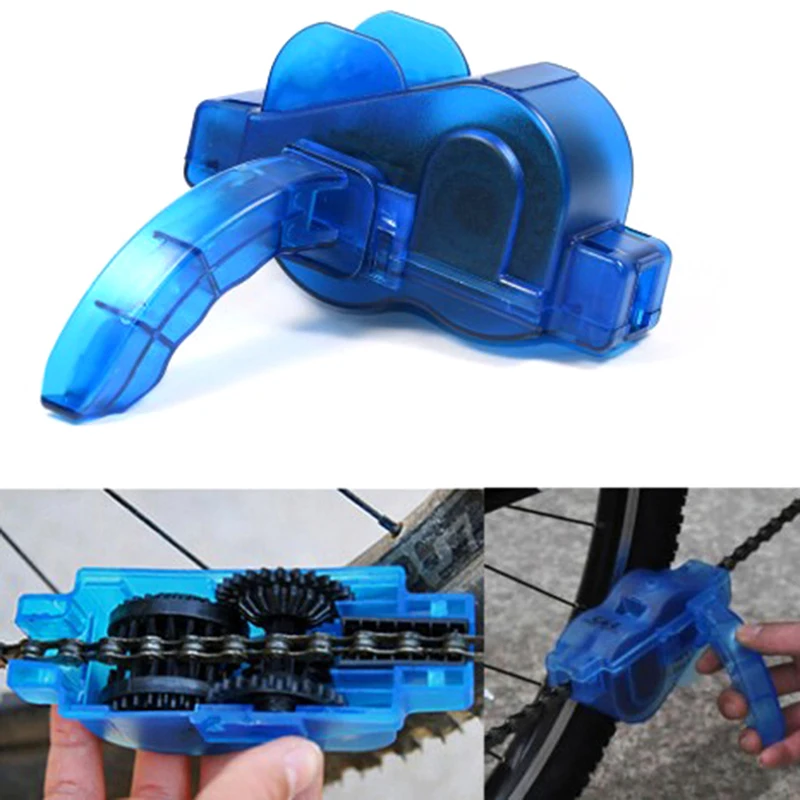 

Bicycle Chain Cleaner Bike Brushe Scrubber Wash Tool Kit Chain Protector New