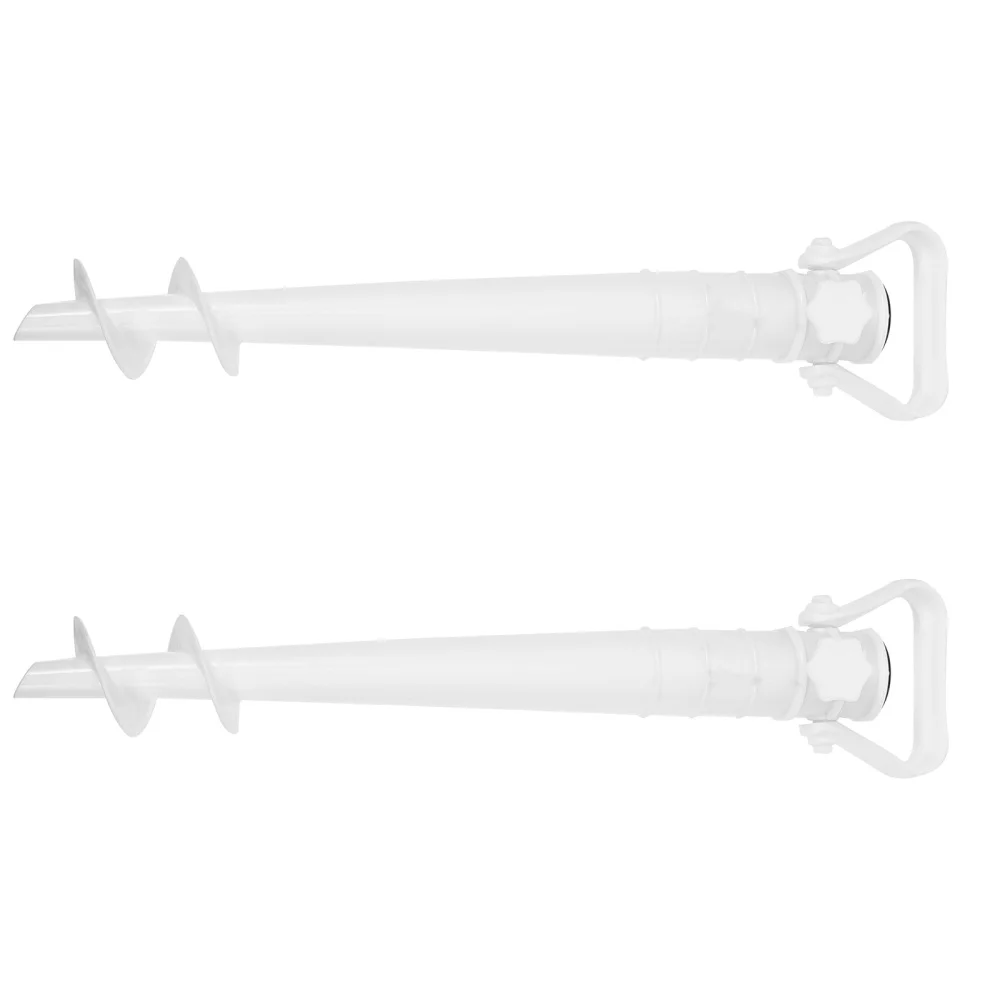 

2Pcs Beach Garden Parasol Umbrella Flag Pole Holders Outdoor Umbrella Sand Grabber