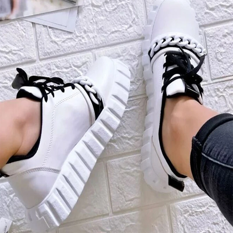 

2021 Women Summer Autumn Elastic Flat Sneakers Ladies Fashion Breathable Platform Shoes Female Casual Safety Shoes Plus Size 43