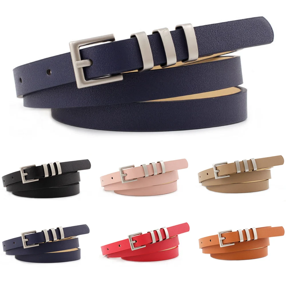 Женский узкий ремень стильный пояс с пряжкой украшение для женского платья и