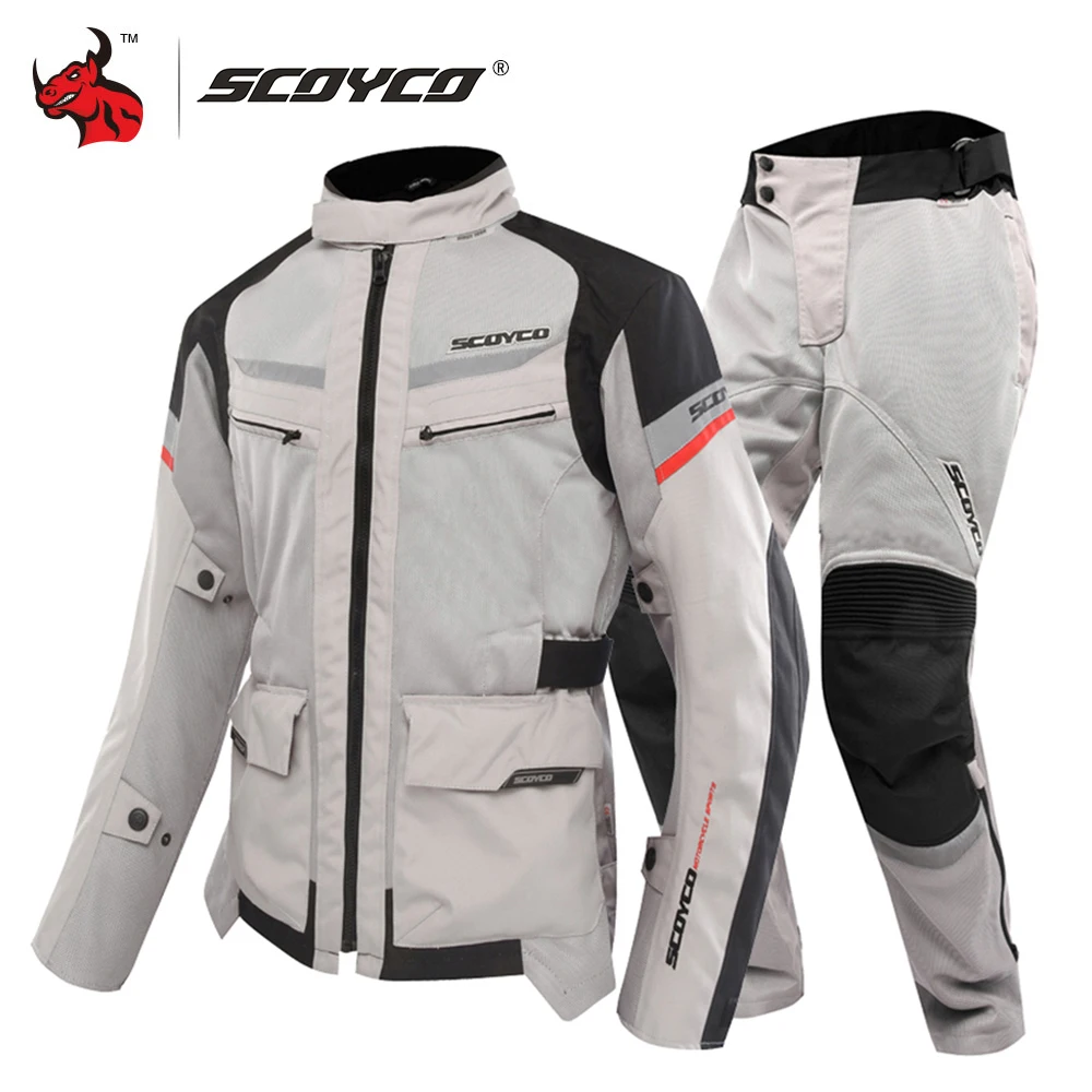 Мотоциклетная куртка SCOYCO летняя сетчатая дышащая одежда для мотогонок из Джерси