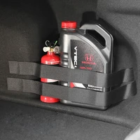 car fire extinguisher fixed with hanger trunk compartment sorting bundler vehicle universal bundling belt car organizer trunk