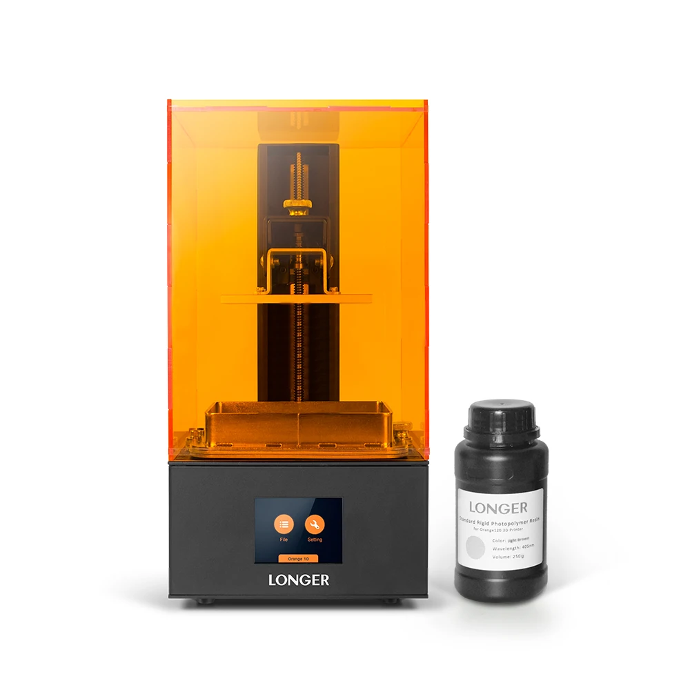 LONGER Orange10 3d принтер доступный SLA 3D печать умная поддержка быстрая нарезка УФ свет отверждения легко работать входной уровень