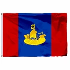 Костромский флаг, 90x150 см, 3x5 футов, 120 г, 100D полиэстер, двойная прошивка, высокое качество, бесплатная доставка, баннер 60x90 см, 21x14 см