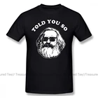 Футболка с принтом Карла Маркса, футболка с короткими рукавами, 100% хлопок, большие размеры