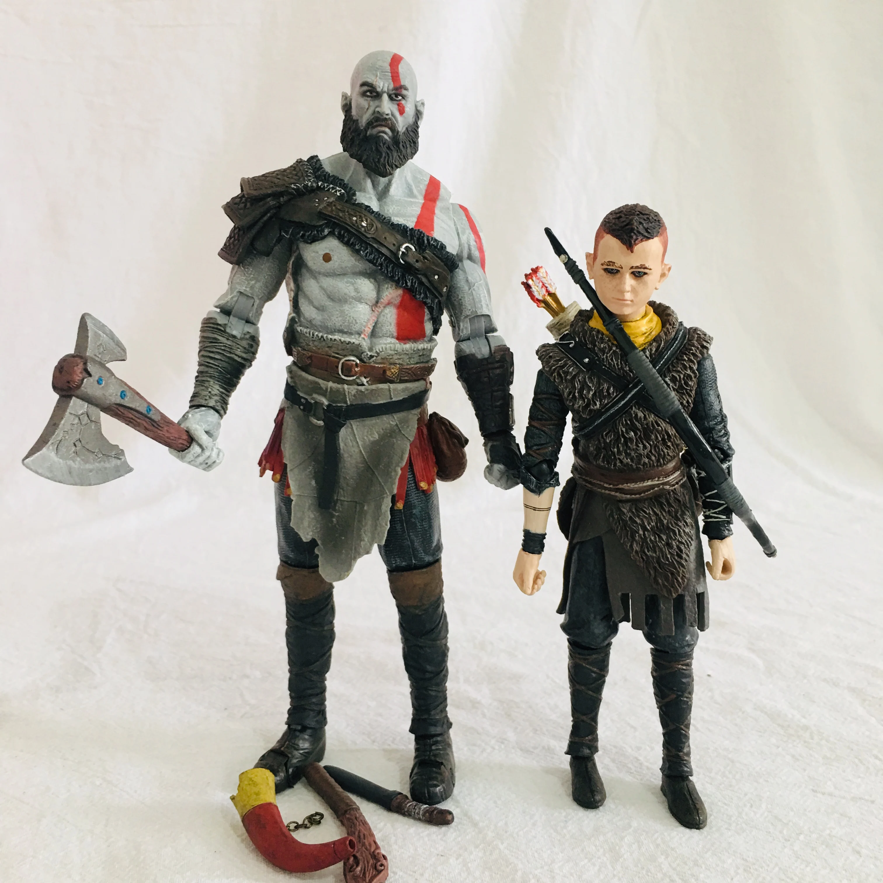 Игрушечная фигурка бога войны Kratos Atreus экшн кукла Детский Рождественский