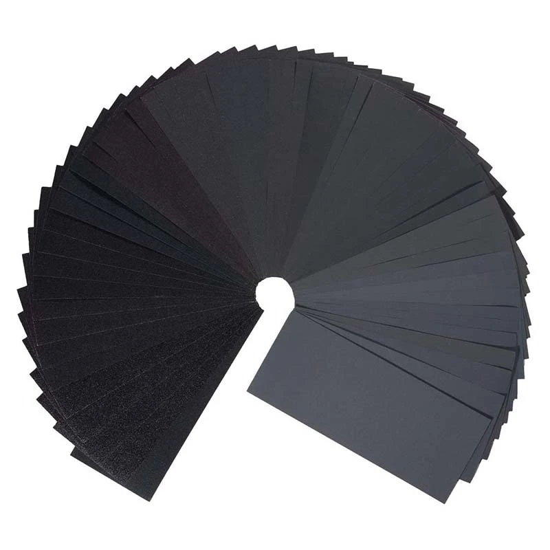 

Promotion! 42 Pcs Grit Sandpaper Dry Wet Waterproof Sandpaper for Wood Furniture Finishing Metal Sanding Automotive Polishing