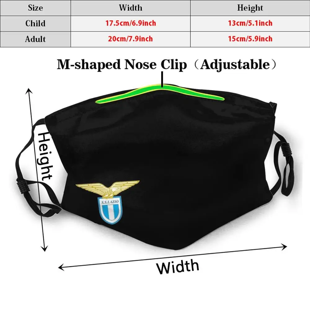 Маска для лица с фильтром Pm2.5 многоразовая из нержавеющей стали | Аксессуары