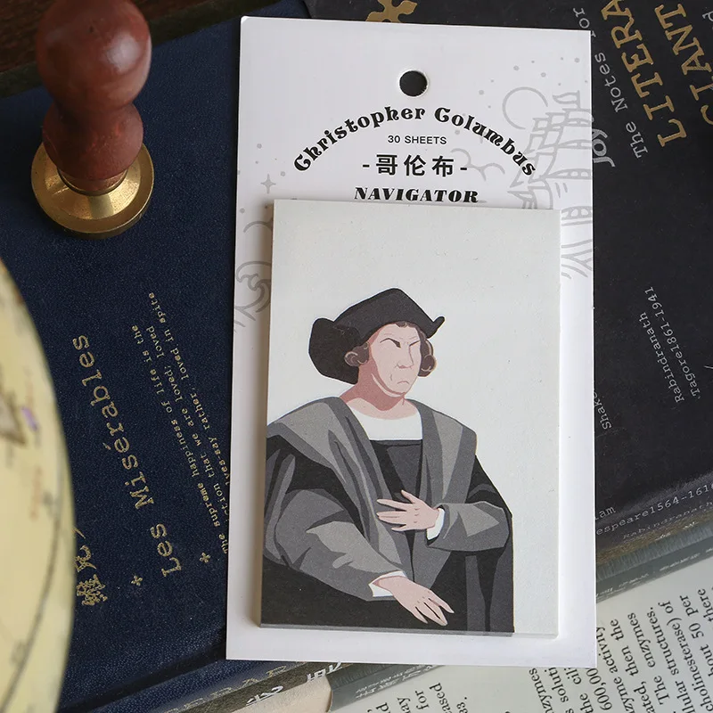 30 шт. винтажные стикеры знаменитостей креативные блокноты для заметок наклейки