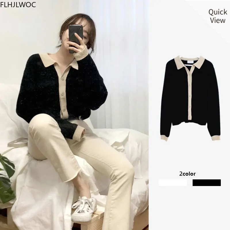 2020 осень зима длинный рукав милый элегантный стиль Японский дизайн однотонные