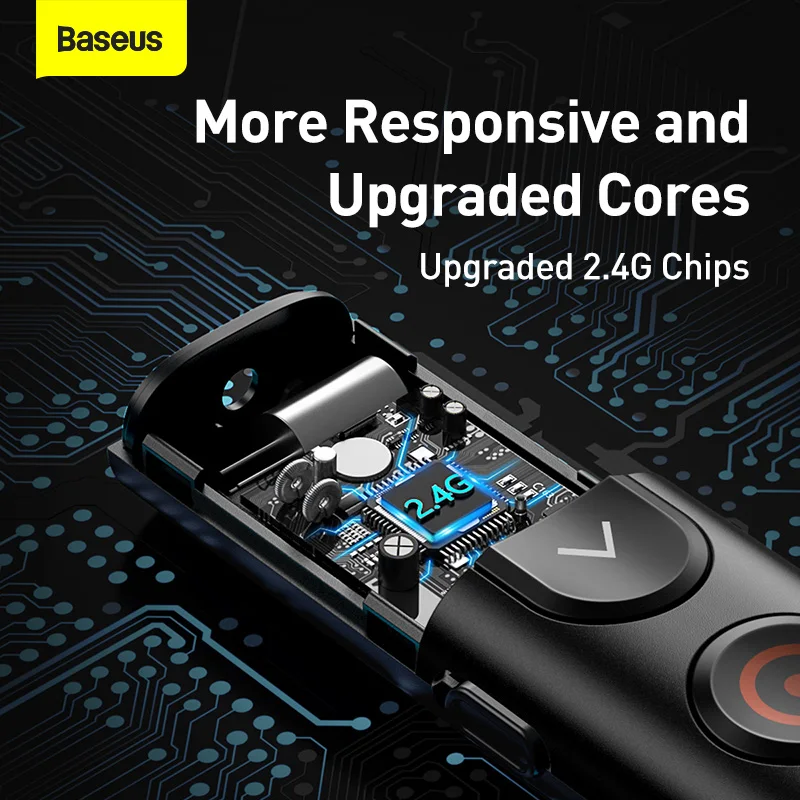 Baseus USB Type C двойной интерфейс лазерная указка пульт дистанционного управления 2 4