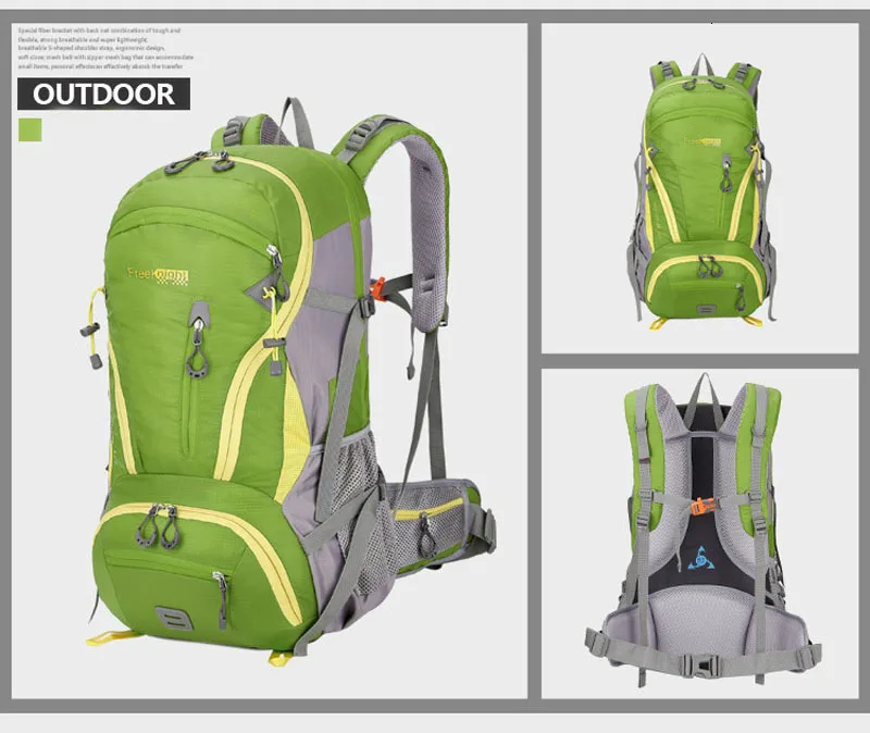 Спортивная сумка FREEKNIGHT 45L, походные рюкзаки, водонепроницаемая сумка, рюкзак для альпинизма, походный рюкзак
