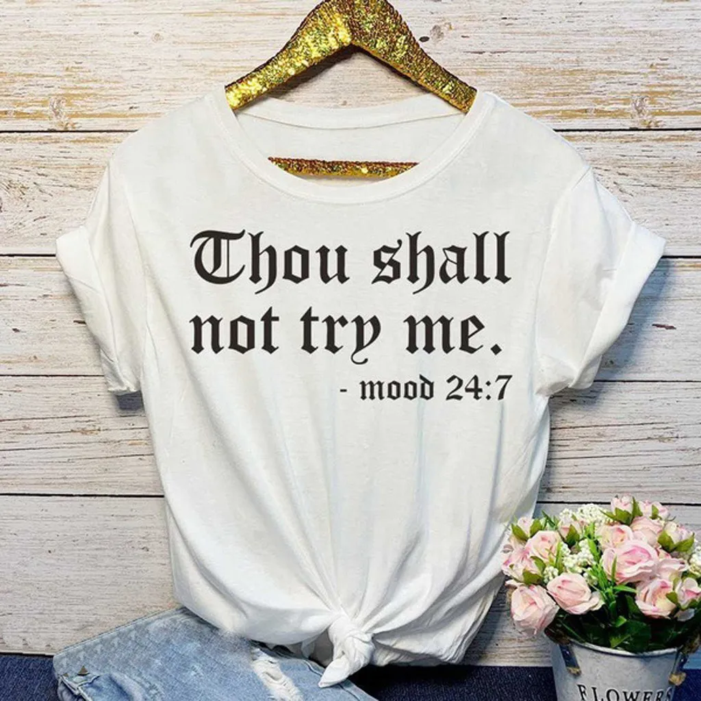 

2020 Summer Top T-shirt Women Fashion Casual O-neck Letter Print Short Sleeve T-shirt Top Blouses High Quality A73