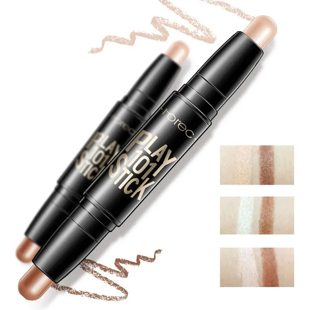 Двухсторонний 2 в 1 маскирующий крем Контурный карандаш контуринг хайлайтер