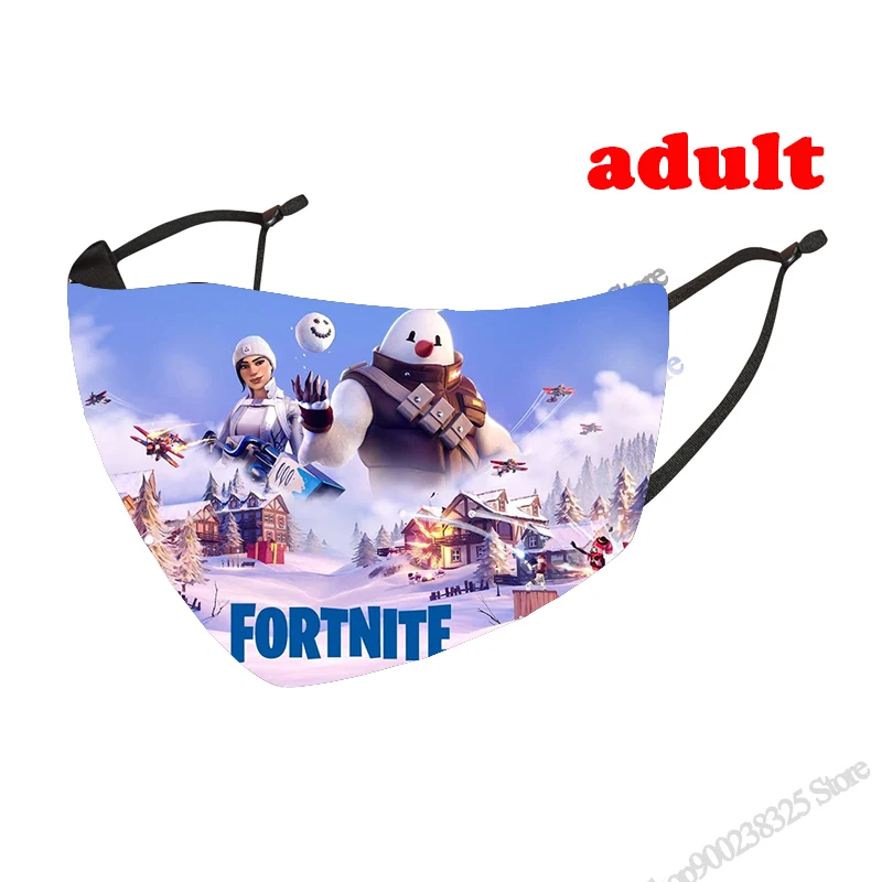 Маска для лица Fortnites с пипетками взрослых и детей | Дом сад