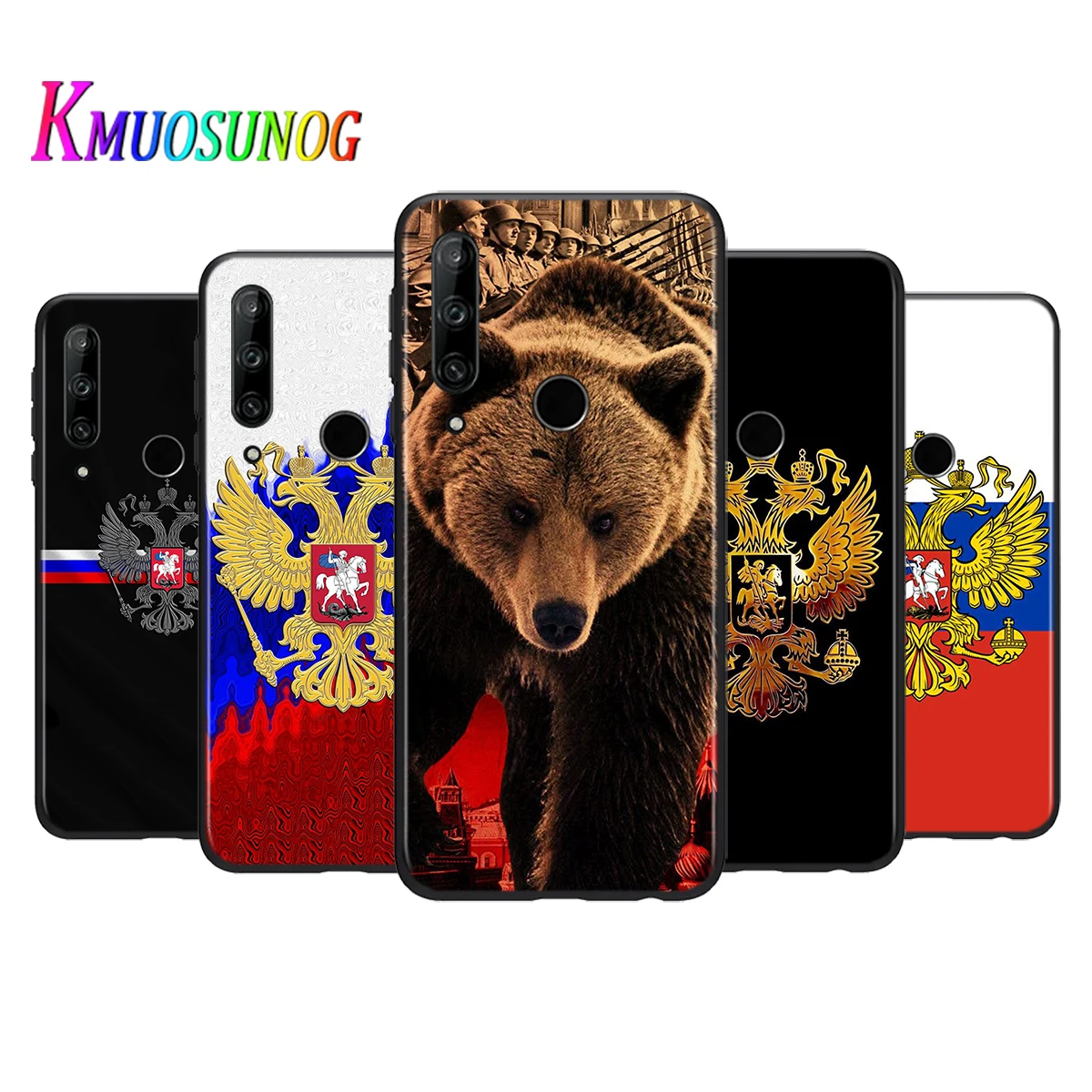 Силиконовый чехол с российским флагом и гербом для Honor 10i 9X 8X MAX 20 10 9 Lite 8 8A Prime 7A Pro