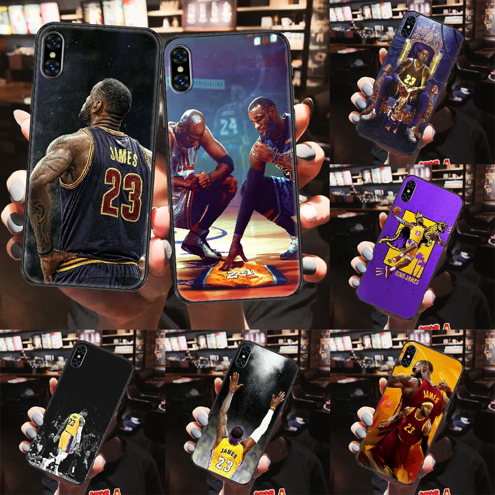 Футболка с надписью LeBron James 23 Баскетбол король чехол для телефона Корпус iphone 5 5s se 2