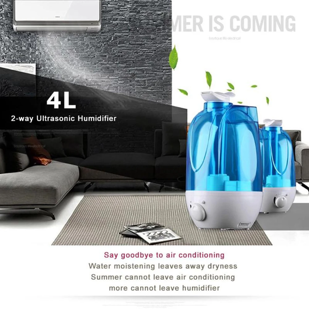 

Large Volume Air Humidifier Home Ultrasonic Humidifier Aroma Diffuser Mist Maker Air Purifier Humidificador LED Lamp